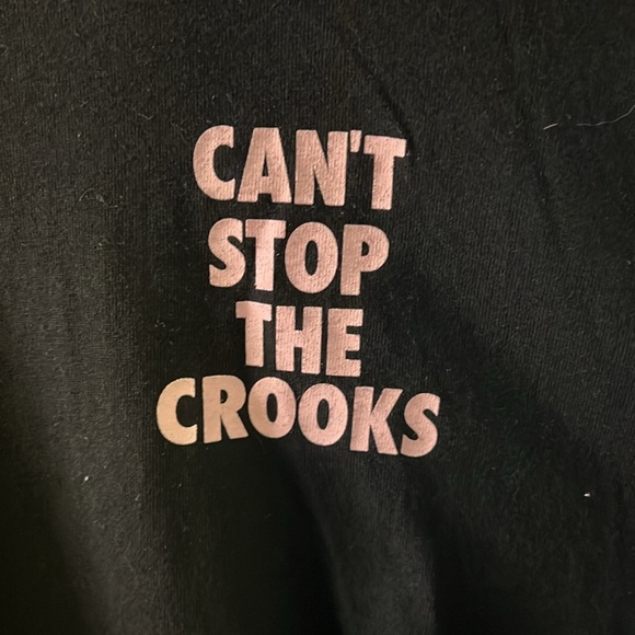 Crooks & Castles Men’s Medium Long Sleeve T-shirt Crewneck Black and Pink - Picture 5 of 6